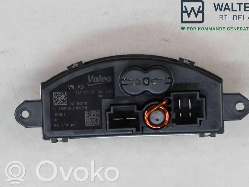 Audi A3 8Y Motorino ventola riscaldamento/resistenza ventola 