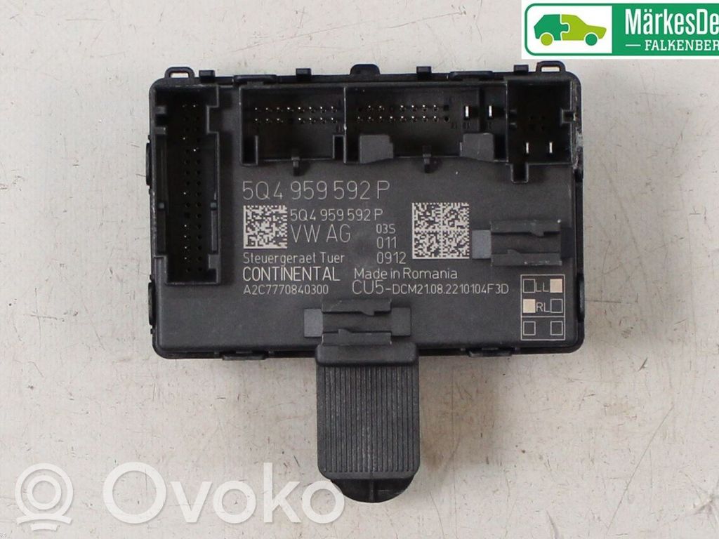 Skoda Superb B8 (3V) Centralina/modulo portiere