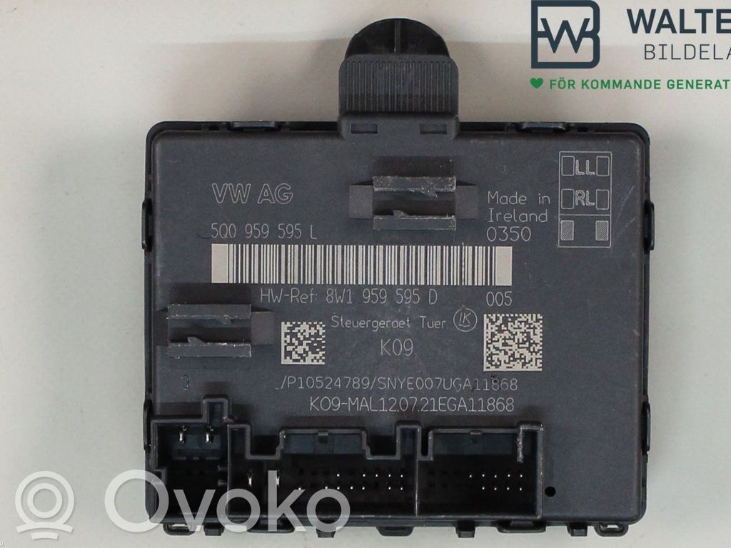 Unité de commande module de porte   5Q0959595L,5Q0959595L,5Q0959595L