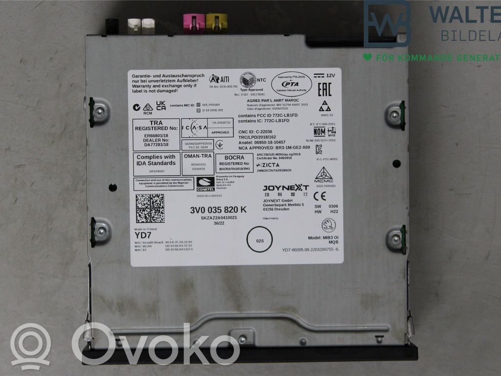 Skoda Karoq Panel radia 