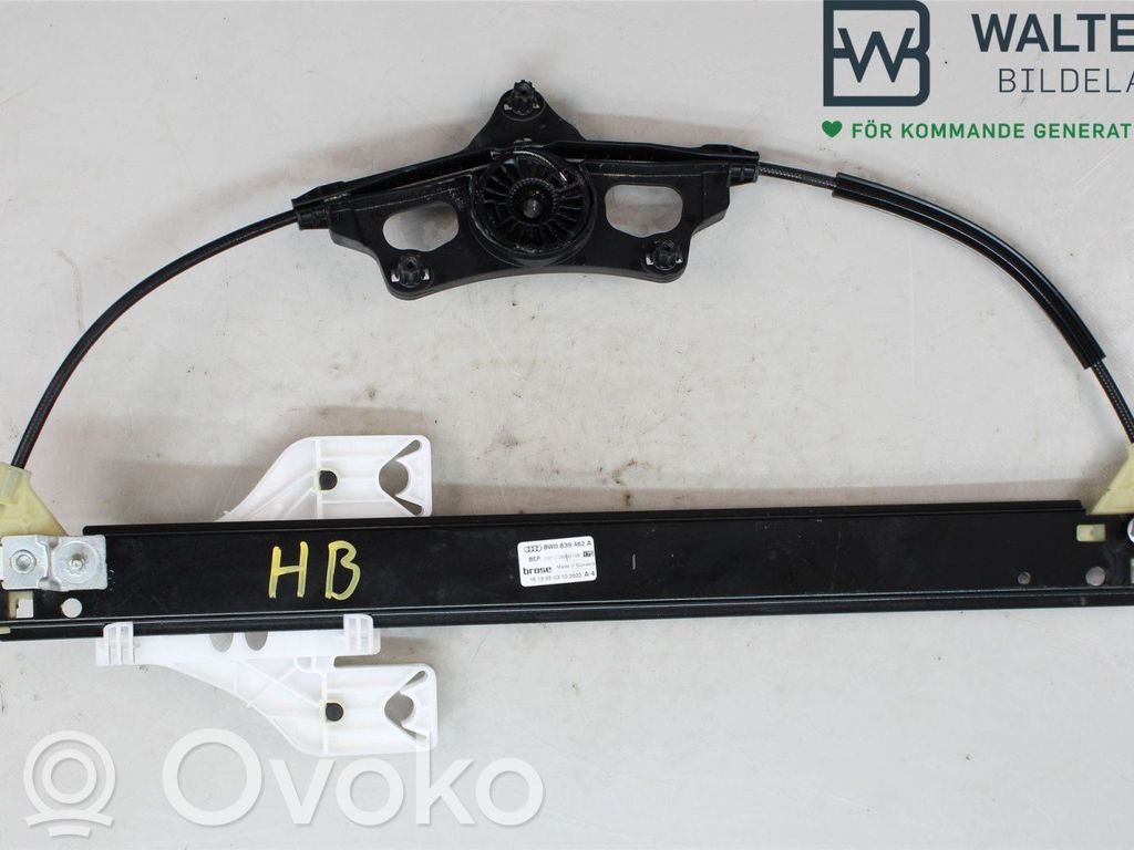 Audi A4 S4 B9 8W Meccanismo di sollevamento del finestrino anteriore senza motorino