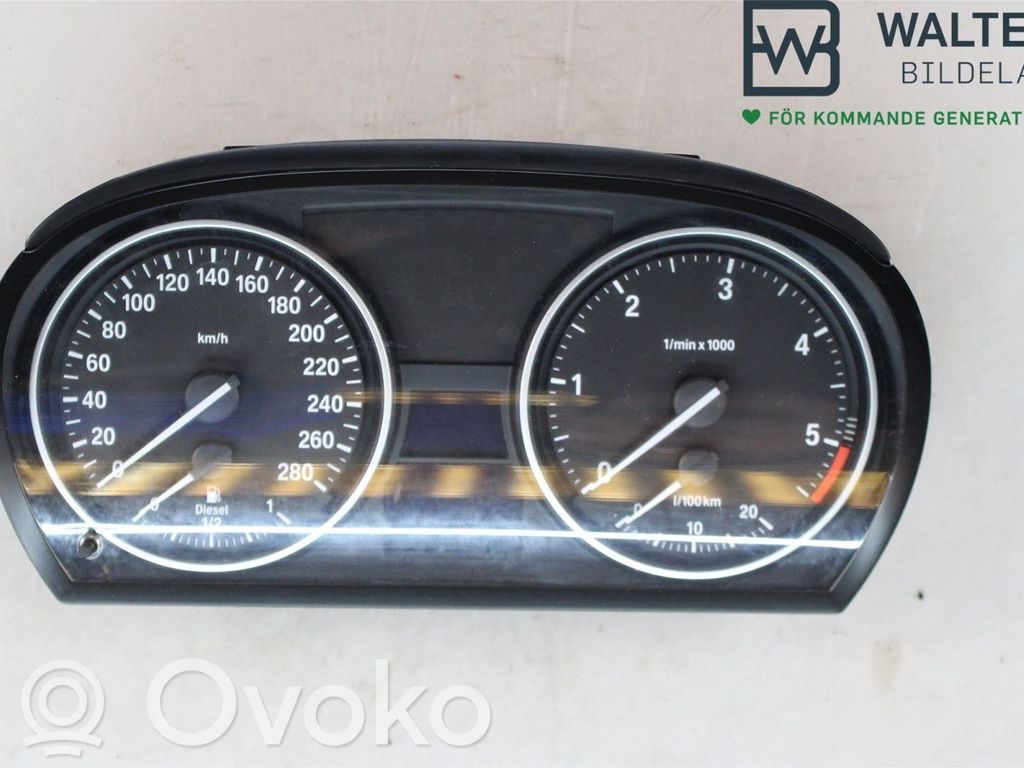 BMW 3 E90 E91 Geschwindigkeitsmesser Cockpit 