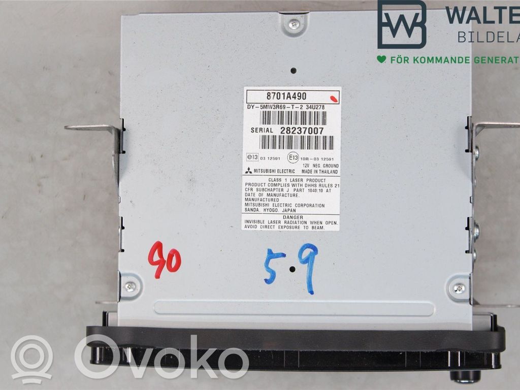 Mitsubishi ASX Panel / Radioodtwarzacz CD/DVD/GPS