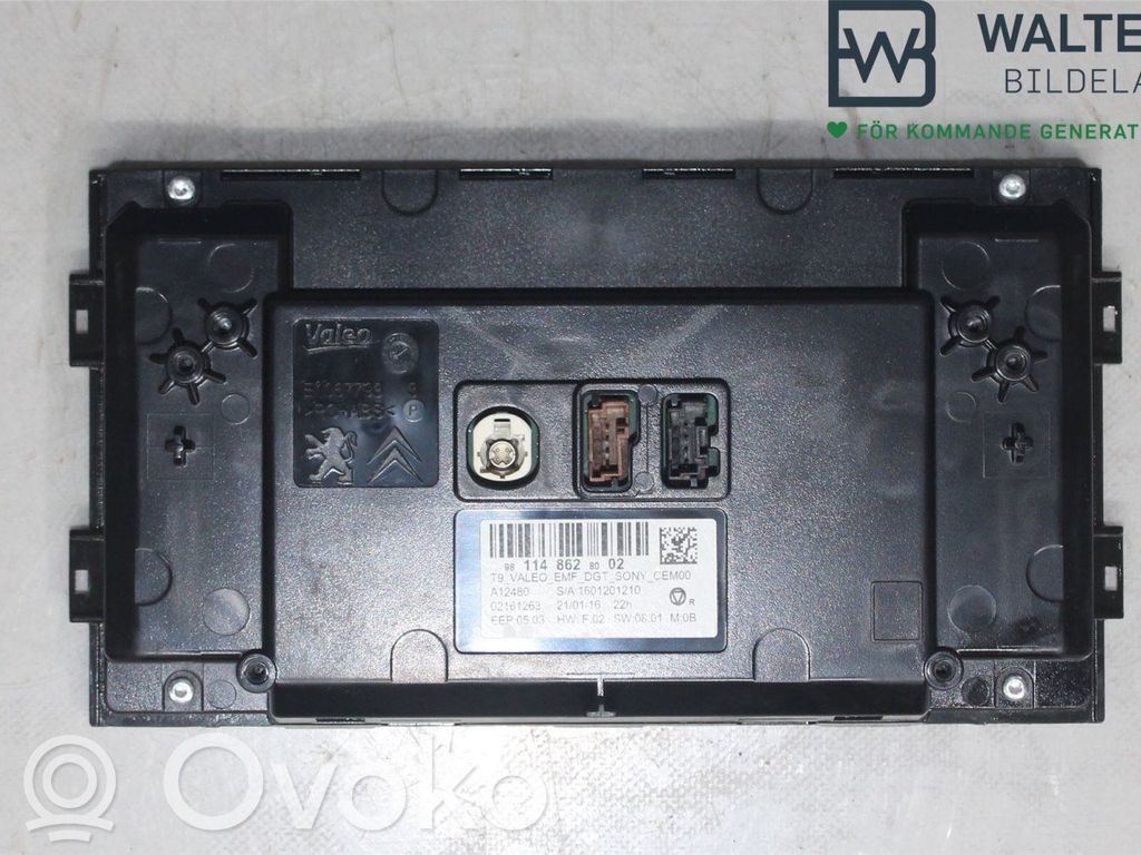 Peugeot 308 Monitori/näyttö/pieni näyttö 