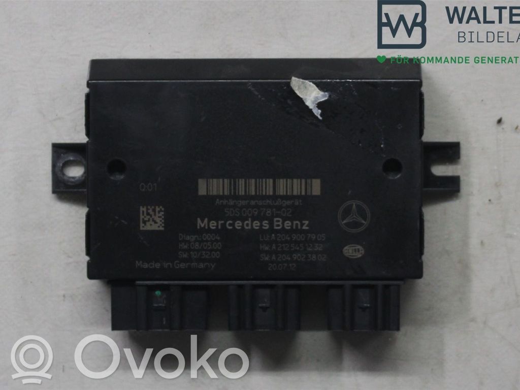 Mercedes-Benz C W204 Sterownik / Moduł haka holowniczego 
