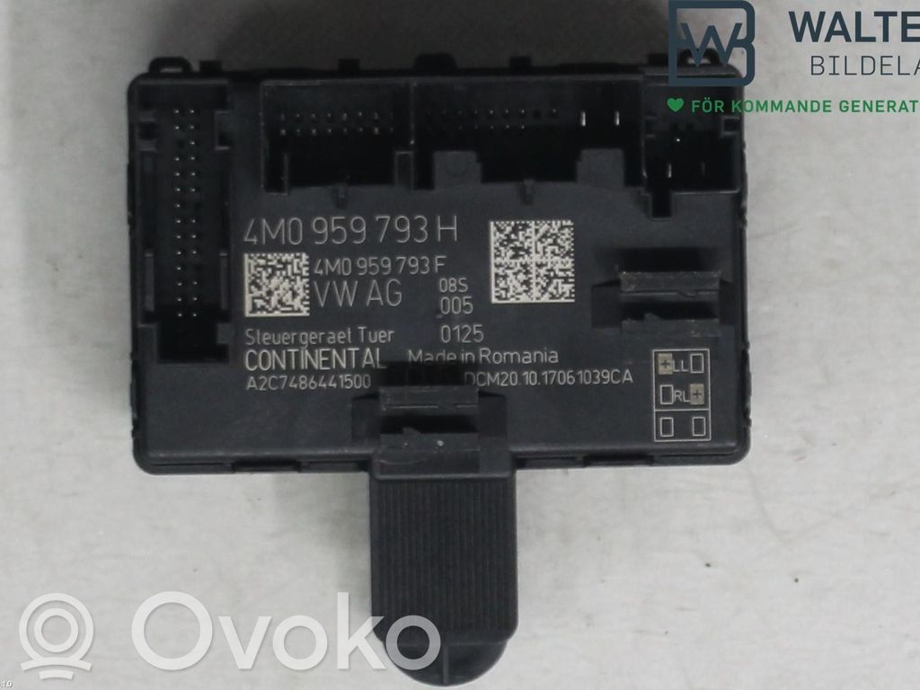 Unidad de control/módulo de la puerta   4M0959793H,4M0959793H,4M0959793H