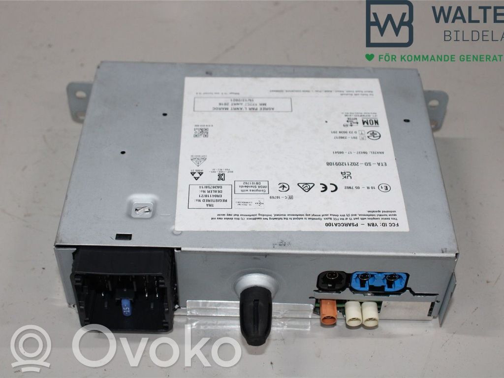 Citroen C3 Radio/CD/DVD/GPS-pääyksikkö 