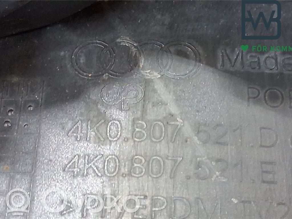 Audi A6 S6 C8 4K Listwa dolna zderzaka tylnego 