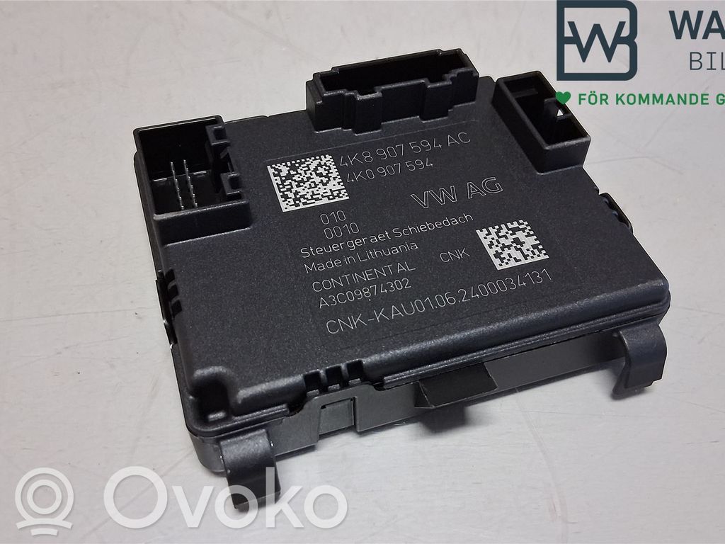 Audi Q8 Sunroof control unit/module 