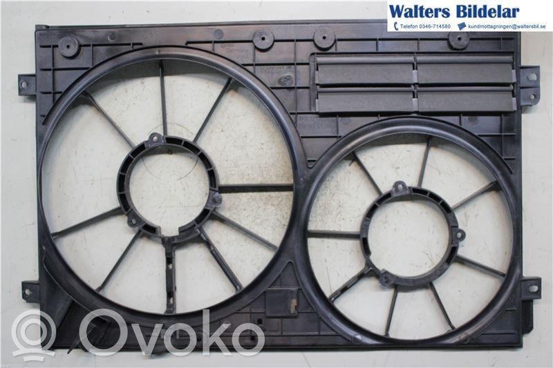 Volkswagen PASSAT B7 Convogliatore ventilatore raffreddamento del radiatore