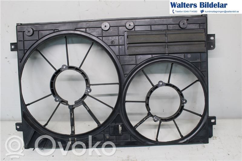 Audi A3 S3 8P Convogliatore ventilatore raffreddamento del radiatore