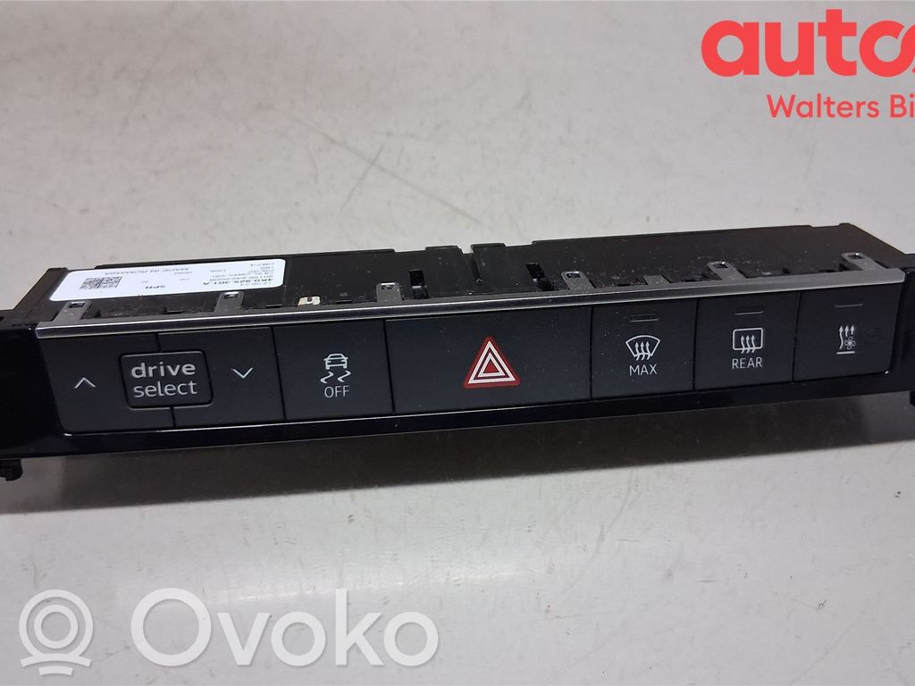 Audi A6 S6 C8 4K Botón interruptor de luz de peligro 