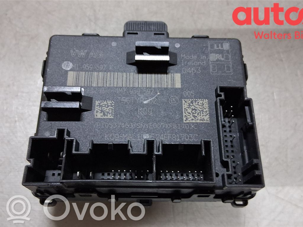 Audi A6 S6 C8 4K Unité de commande module de porte 