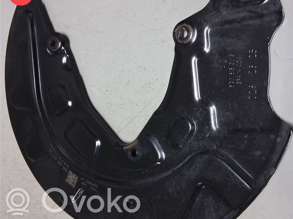 Volkswagen Golf VIII Plaque de protection anti-poussière du disque de frein avant
