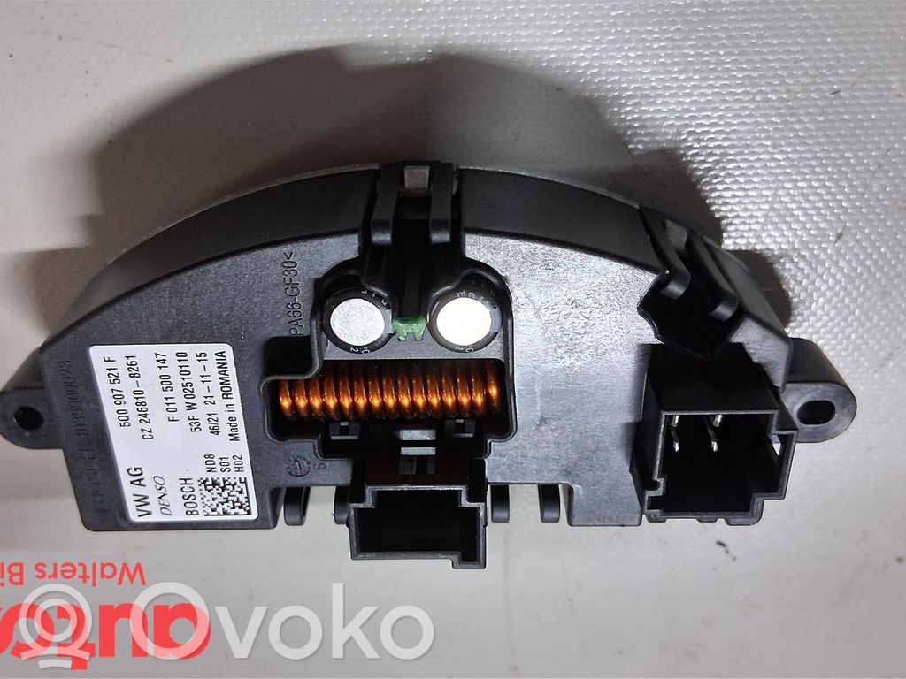 Skoda Octavia Mk4 Résistance moteur de ventilateur de chauffage