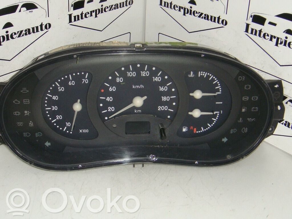 Renault Clio III Velocímetro (tablero de instrumentos) 