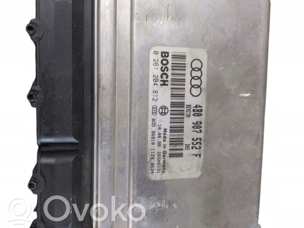 Engine control unit/module   4B0907552F,0261204812