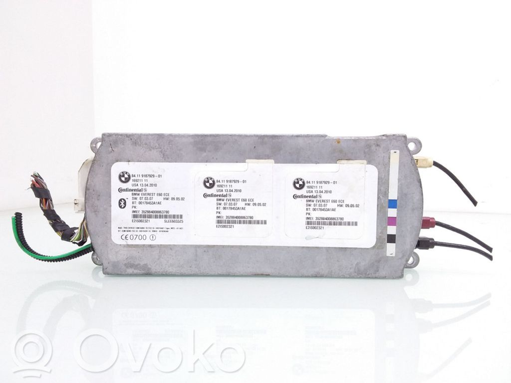 BMW 5 E60 E61 Telefono valdymo blokas 