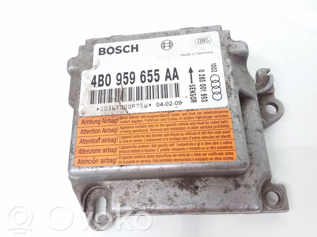 Audi A6 S6 C5 4B Unitate/modul de comandă airbaguri 