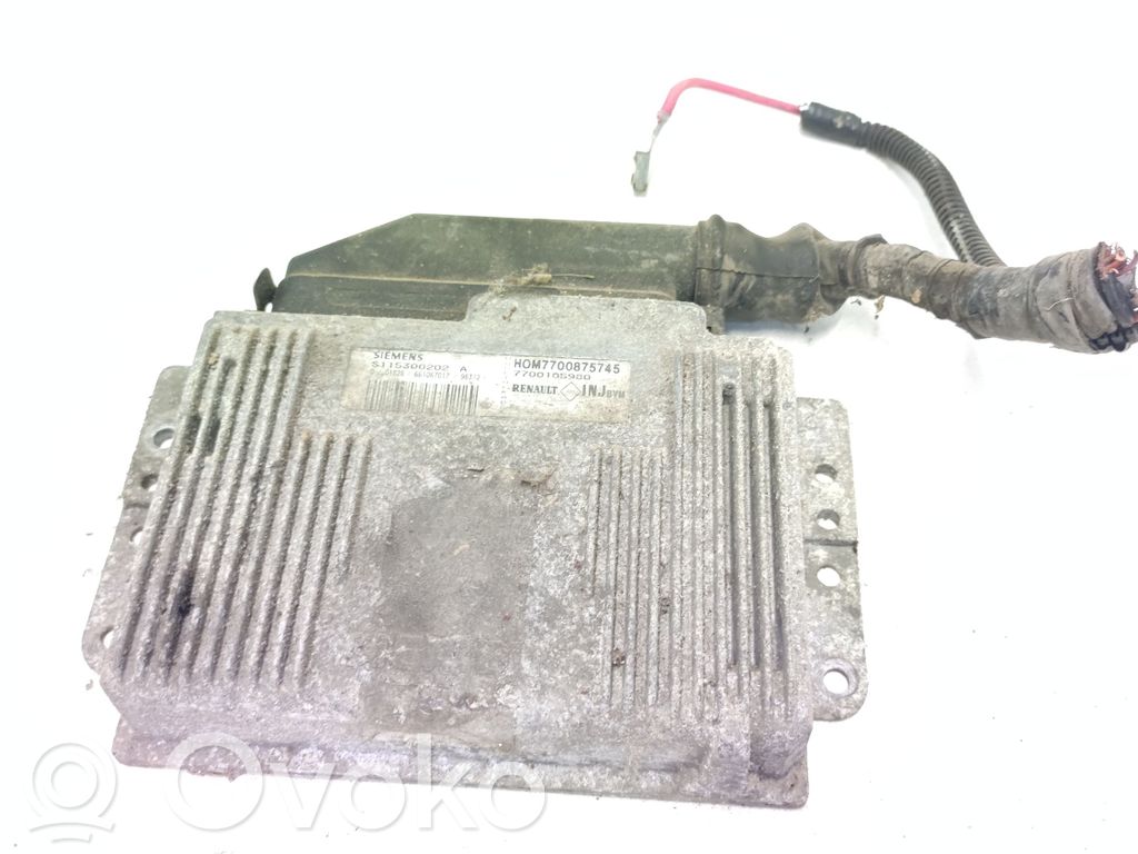Engine control unit/module   7700105980,HOM7700875745