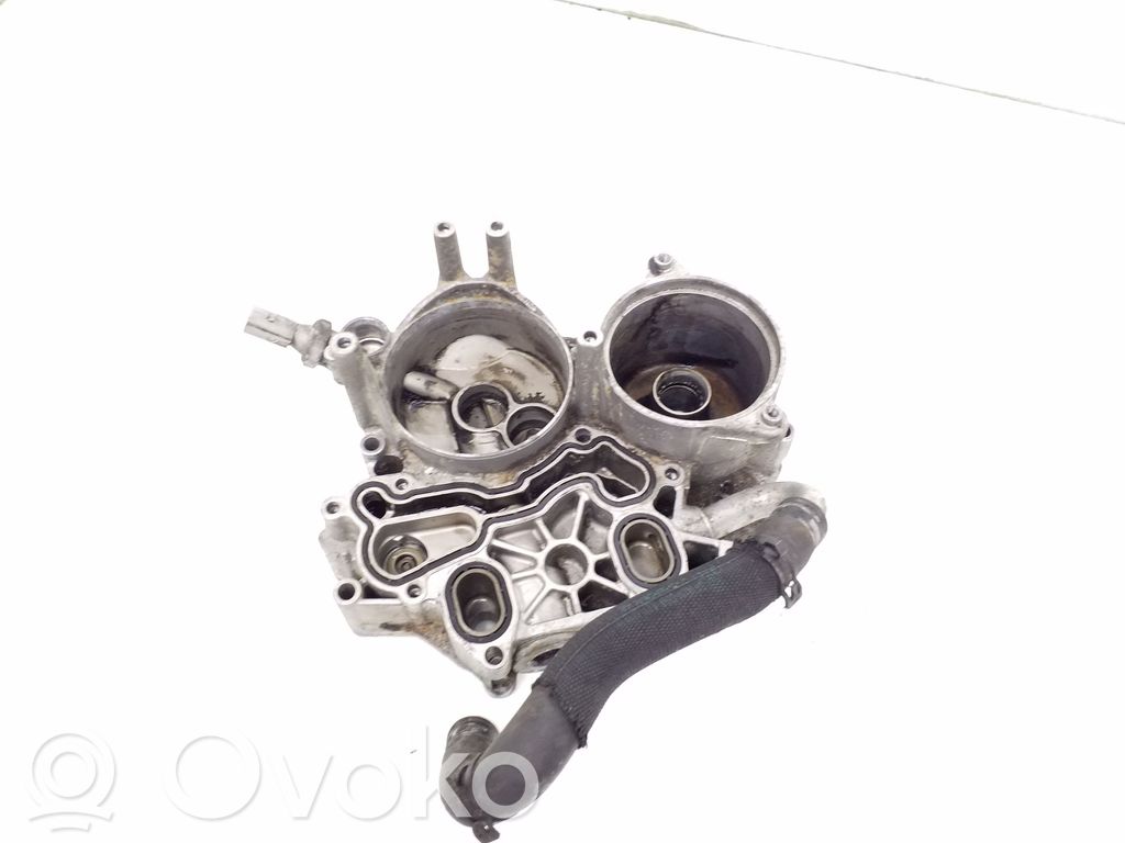 Audi A6 S6 C6 4F Oil filter mounting bracket 