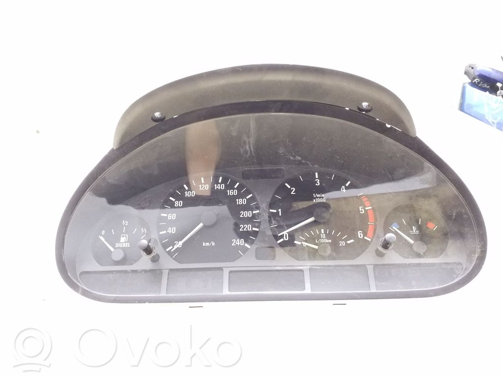 BMW 3 E46 Spidometrs (instrumentu panelī) 