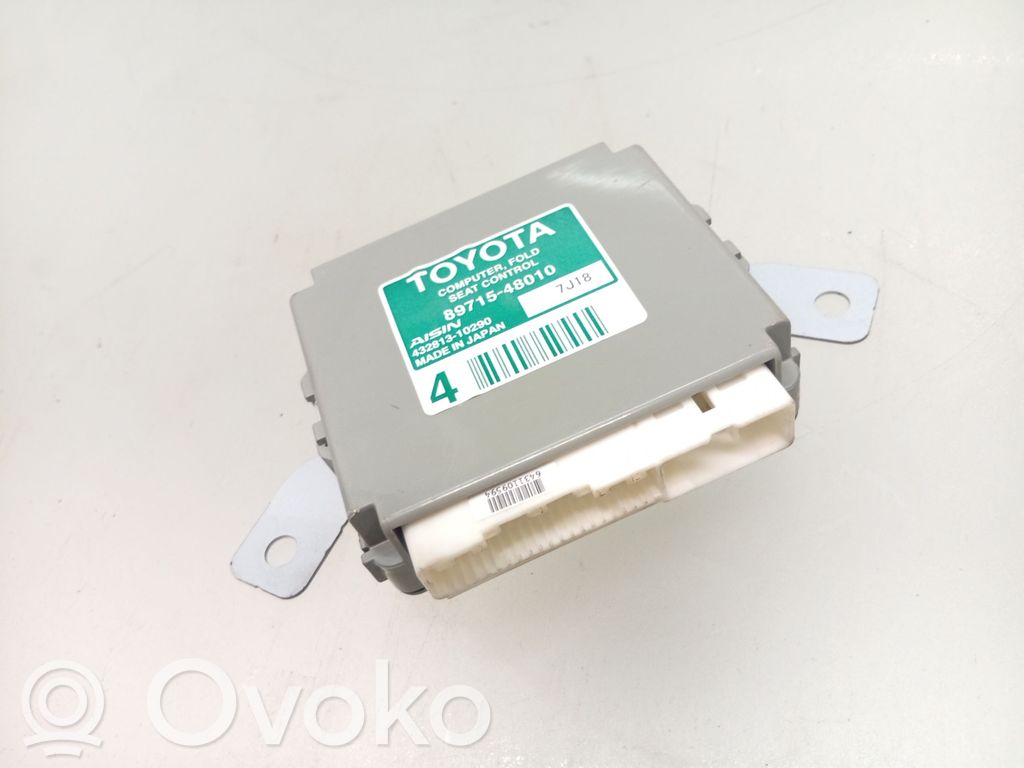 Lexus RX 450H Module de commande de siège 