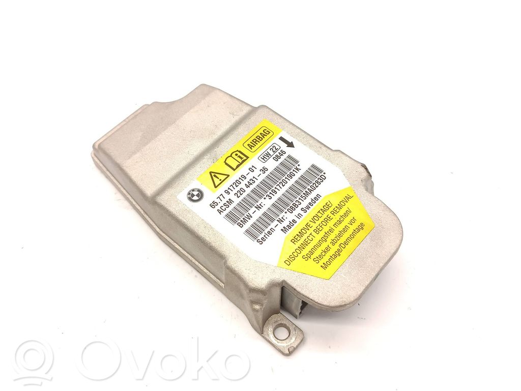 Airbag control unit/module   9172019,220443136,31917201901K,65779172019,6577917201901,917201901