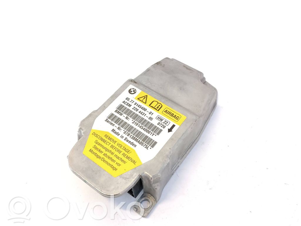 Module de contrôle airbag   9145400,914540001,65779145400,220443105,31914540001Y,6577914540001