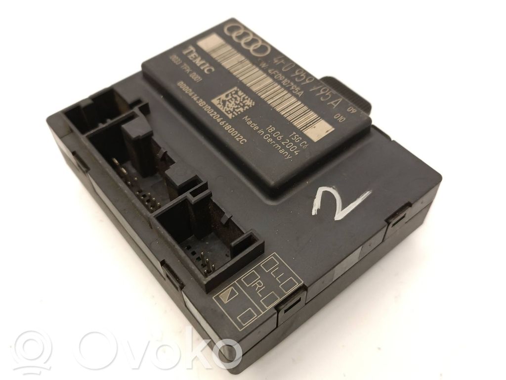 Unité de commande module de porte   4F0959795A,4F0910795A