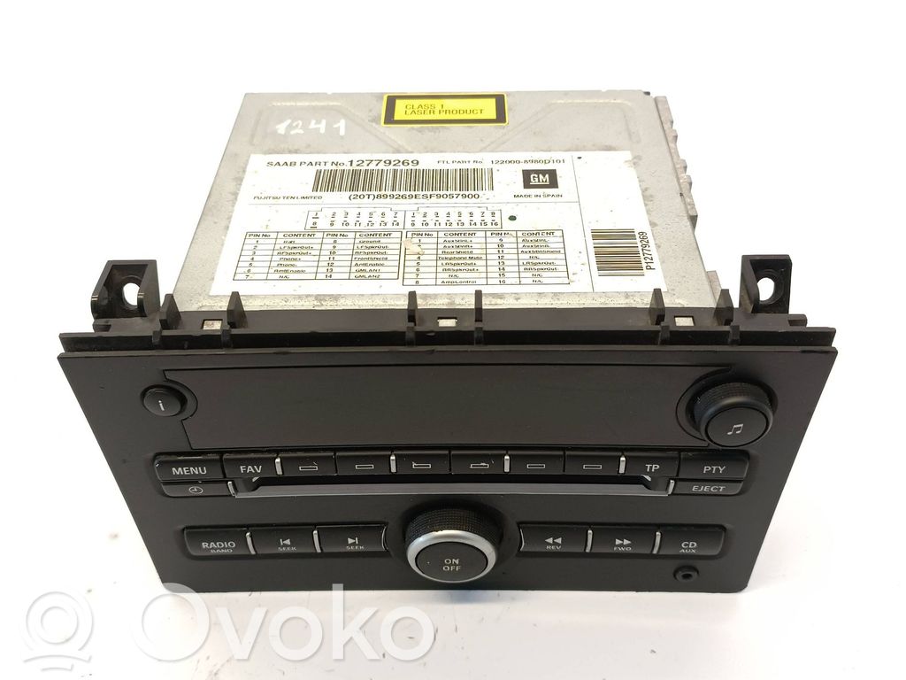 Panel / Radioodtwarzacz CD/DVD/GPS   12779269,1220008980D101,1220008980D101
