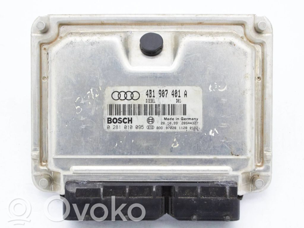 Engine control unit/module   4B1907401A,0281010095