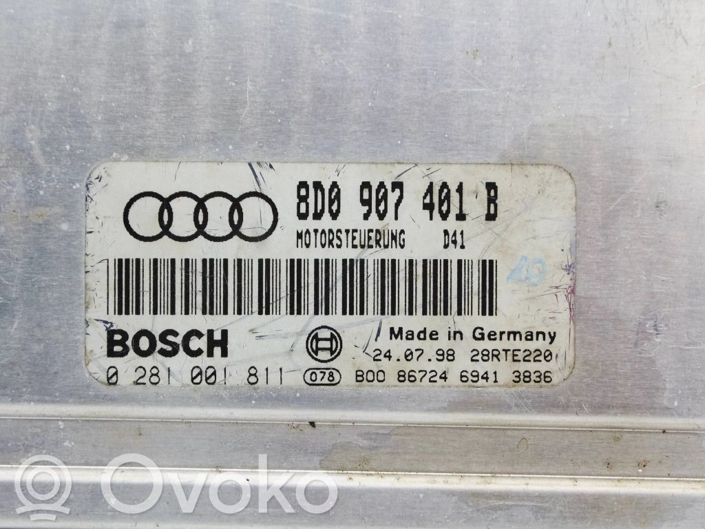 Audi A4 S4 B5 8D Engine control unit/module 