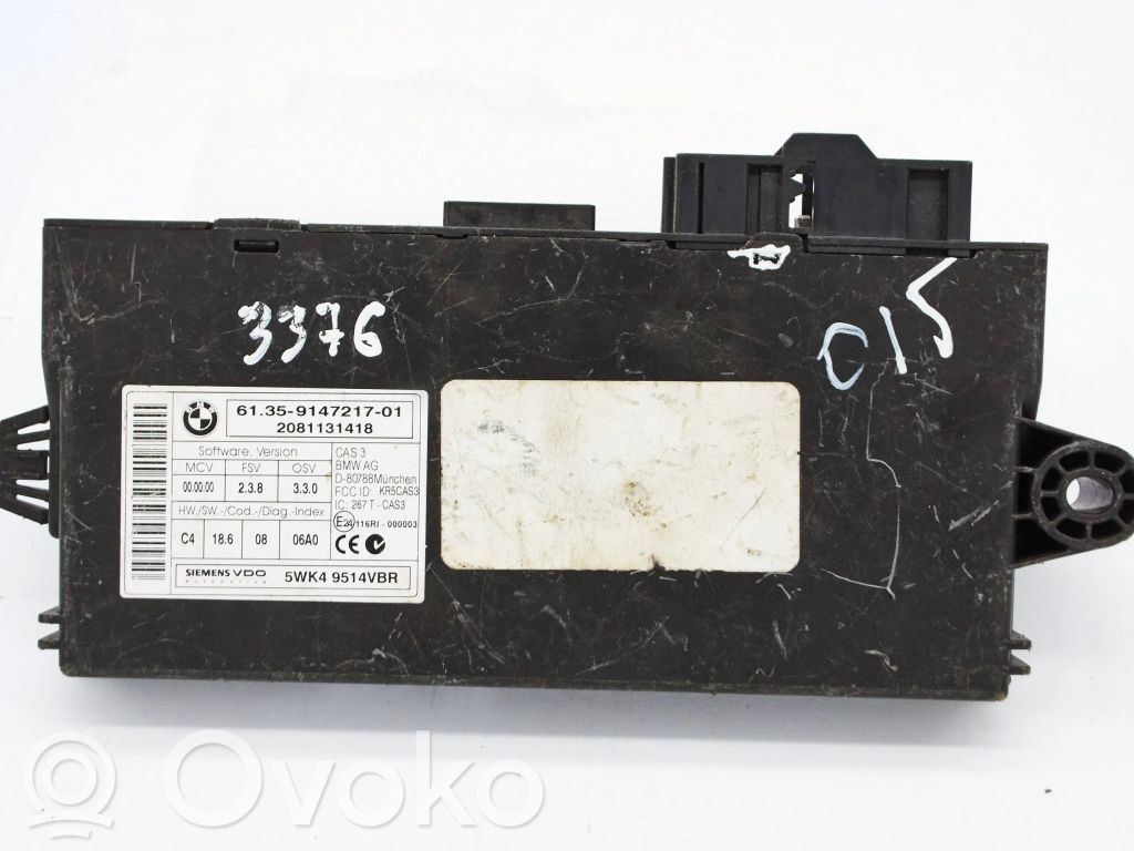 BMW 5 E60 E61 CAS control unit/module 