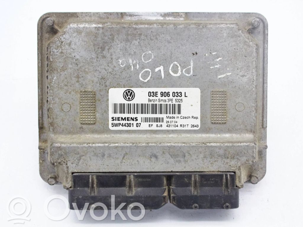 Volkswagen Polo IV 9N3 Engine control unit/module 
