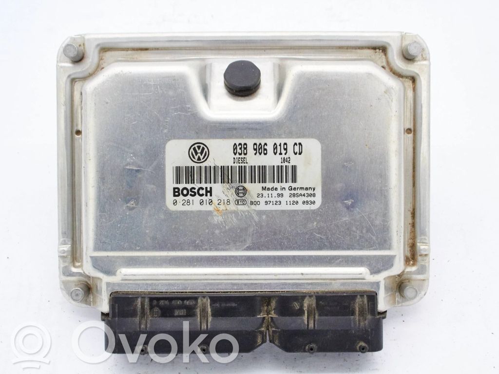 Engine control unit/module   038906019CD,0281010218