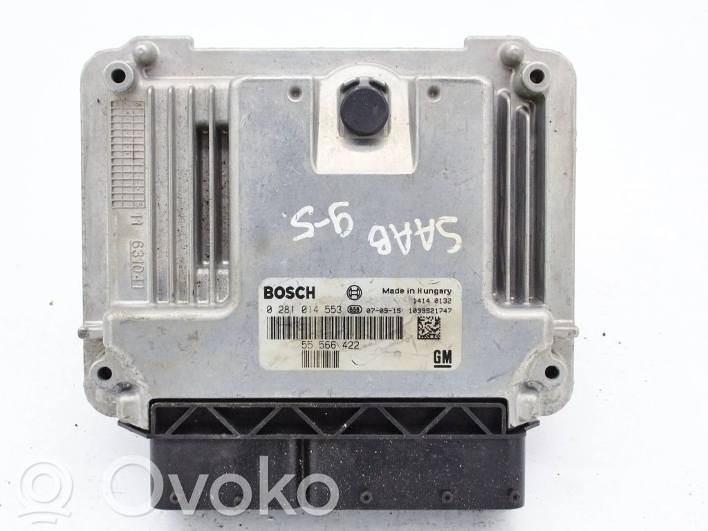 Saab 9-5 Variklio valdymo blokas 