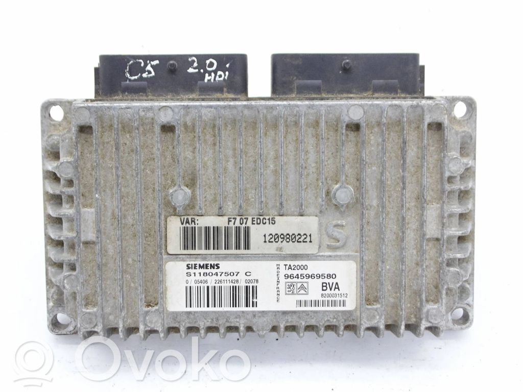 Citroen C5 Engine control unit/module 
