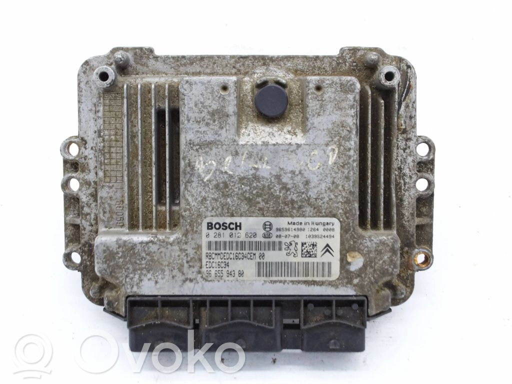 Engine control unit/module   9665594380,9659614980,0281012620