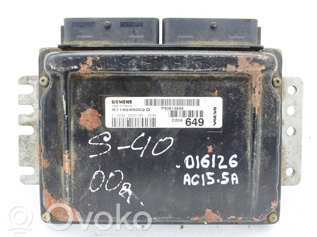 Volvo S40, V40 Other control units/modules 