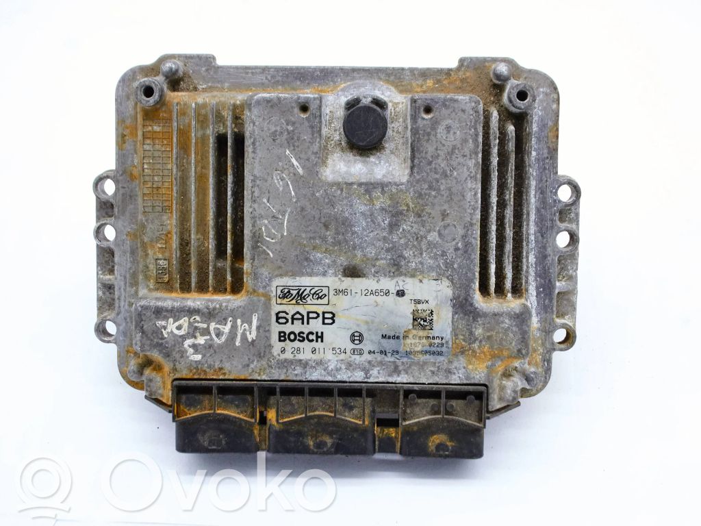 Engine control unit/module   3M6112A650AC,0281011534