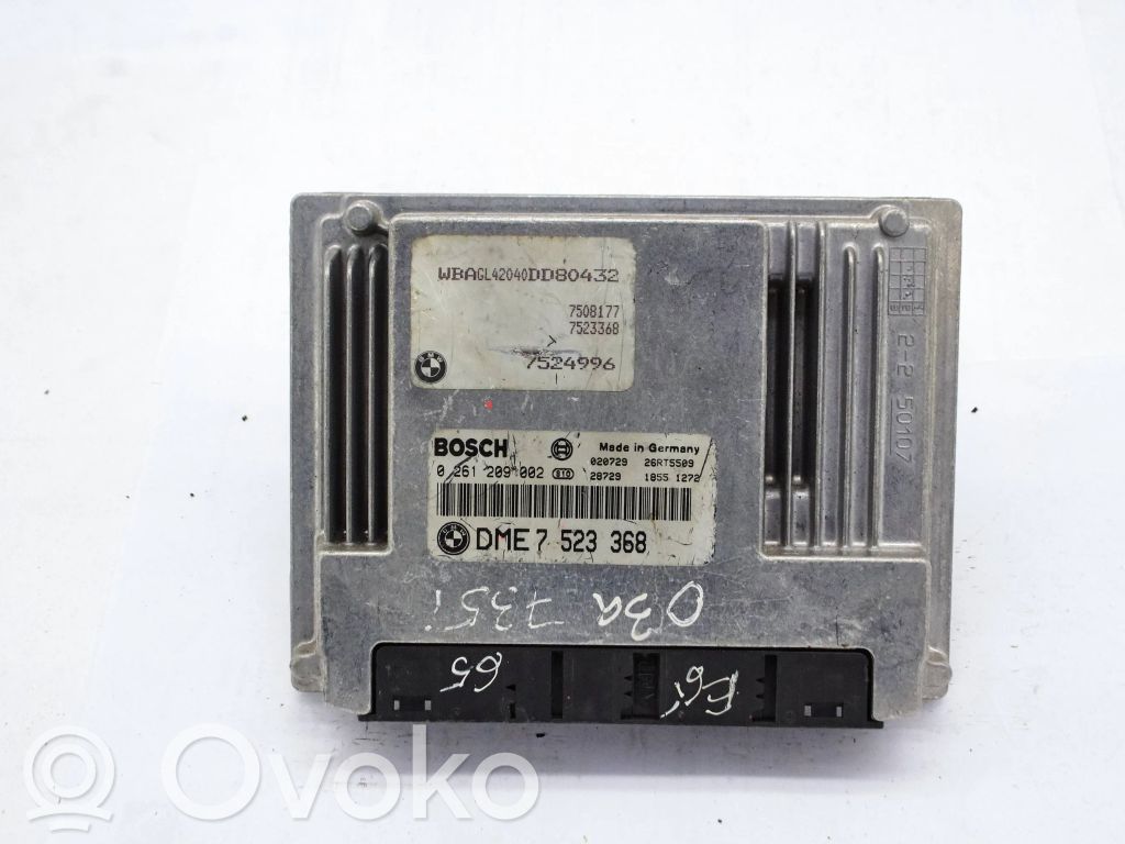 Sterownik / Moduł ECU   7523368,7524996,0261209002