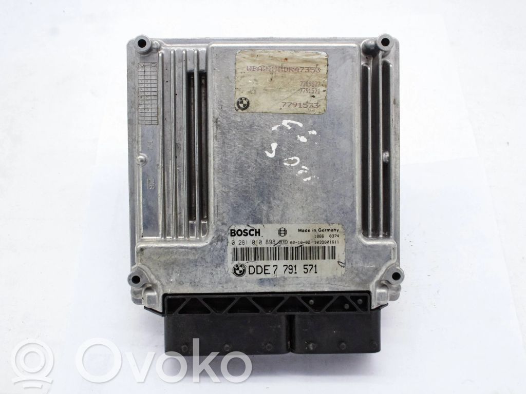 BMW 7 E65 E66 Engine control unit/module 