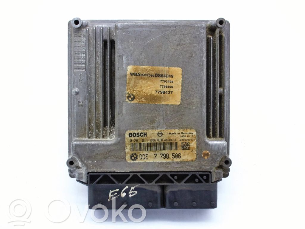 BMW 7 E65 E66 Užvedimo komplektas 