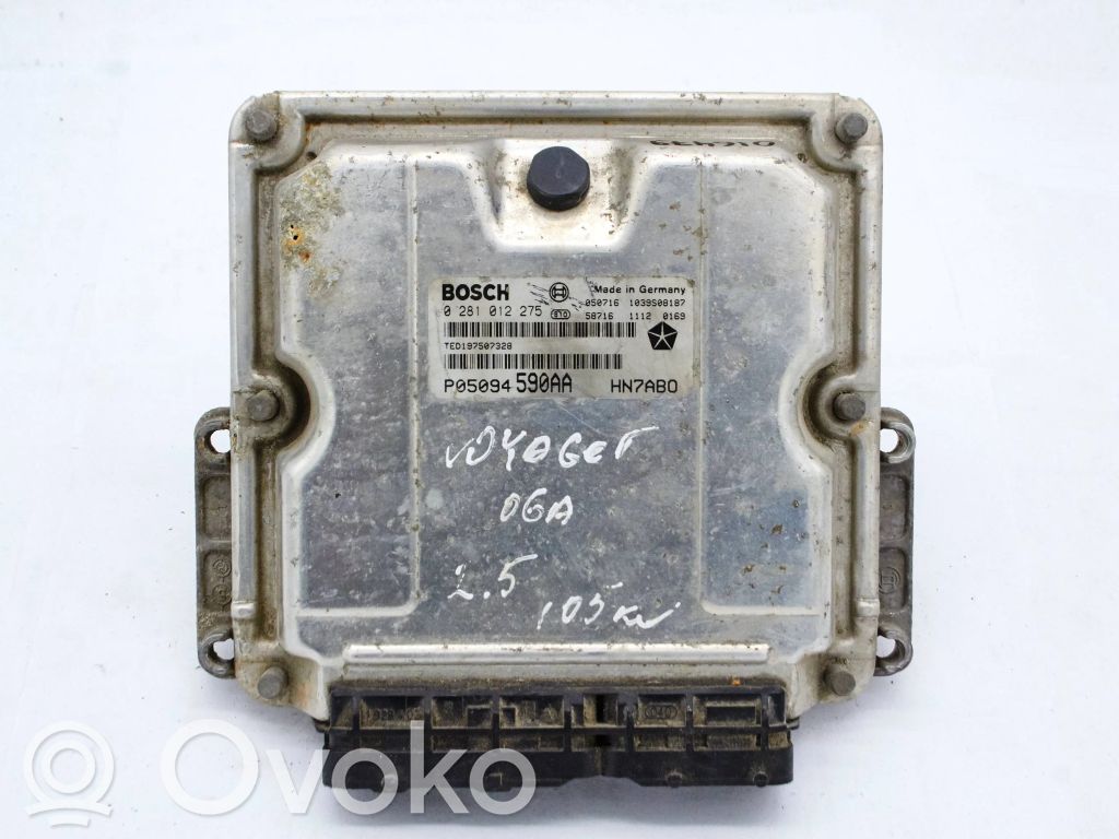 Engine control unit/module   P05094590AA