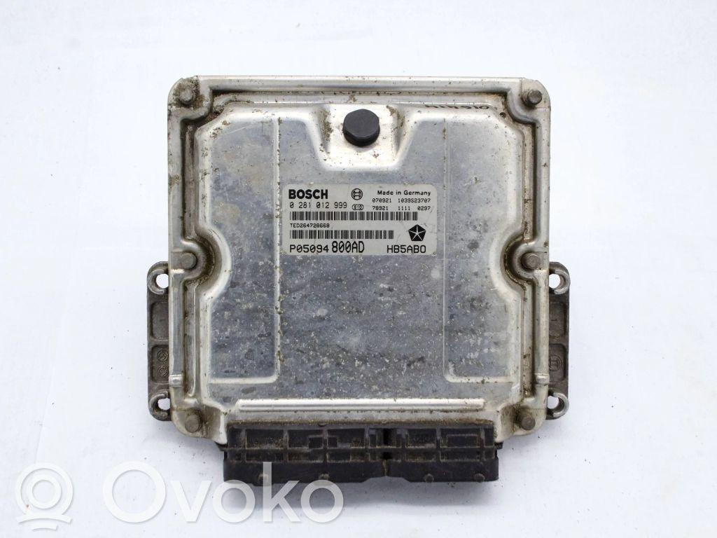 Chrysler Grand Voyager IV Engine control unit/module 