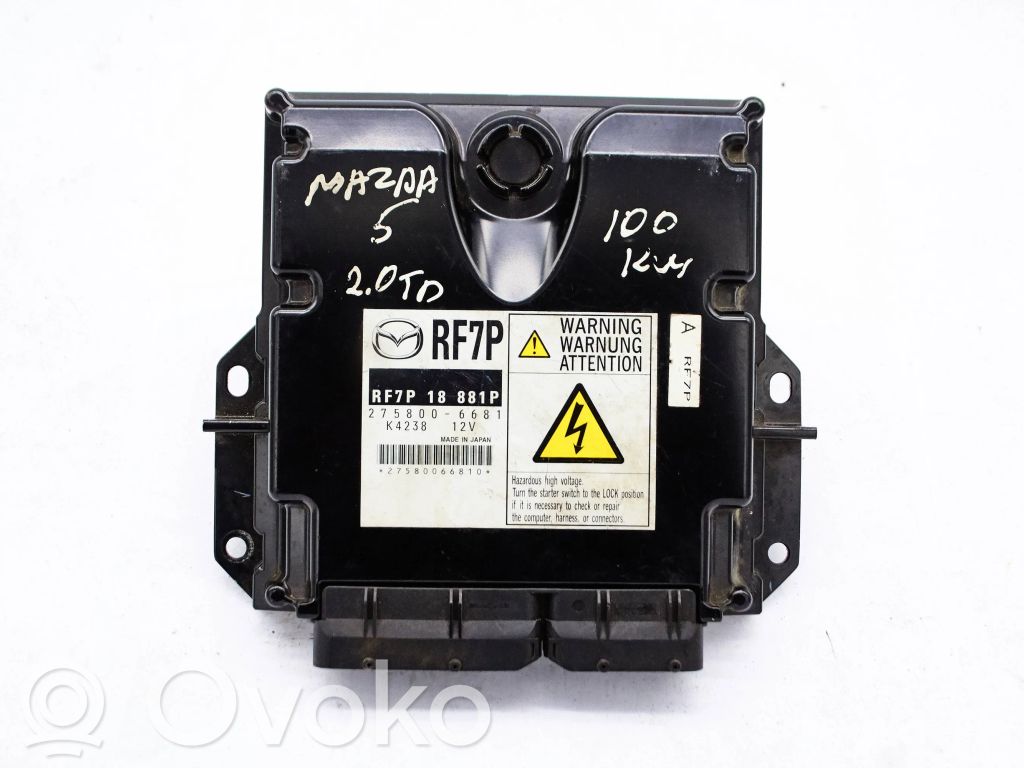 Mazda 5 Other control units/modules 