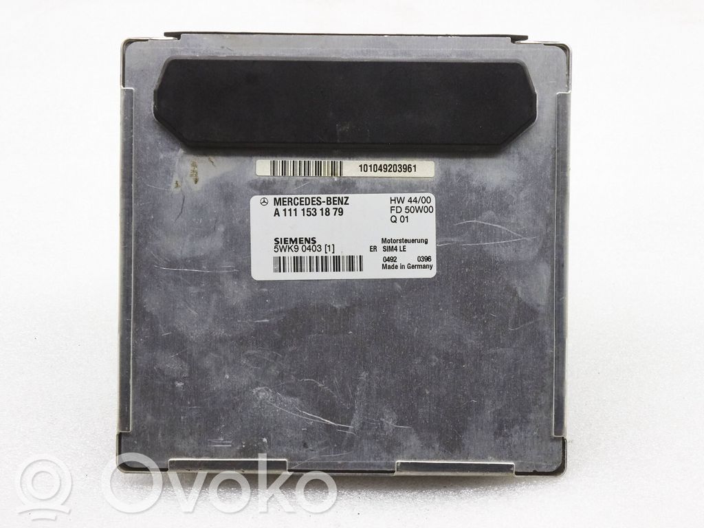 Mercedes-Benz CLK A208 C208 Unitate/modul de control motor 