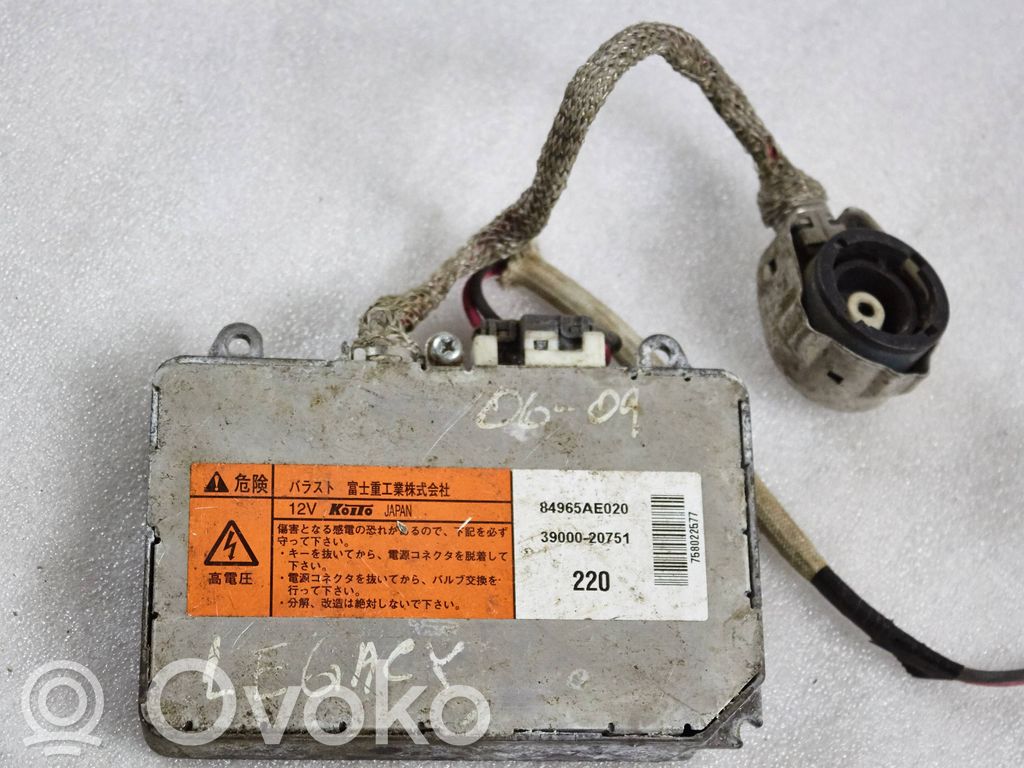 Xenon control unit/module   84965AE020,3900020751