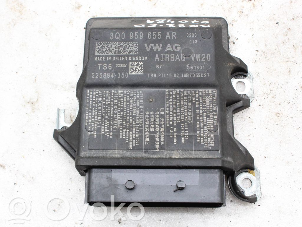 Skoda Octavia Mk3 (5E) Airbag control unit/module 